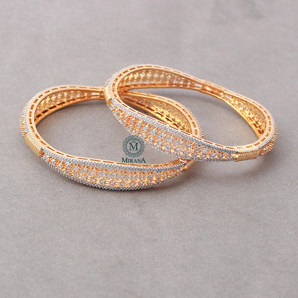 Stacy CZ Designer Bangles