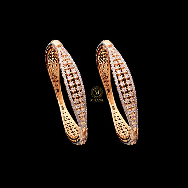 Stacy CZ Designer Bangles