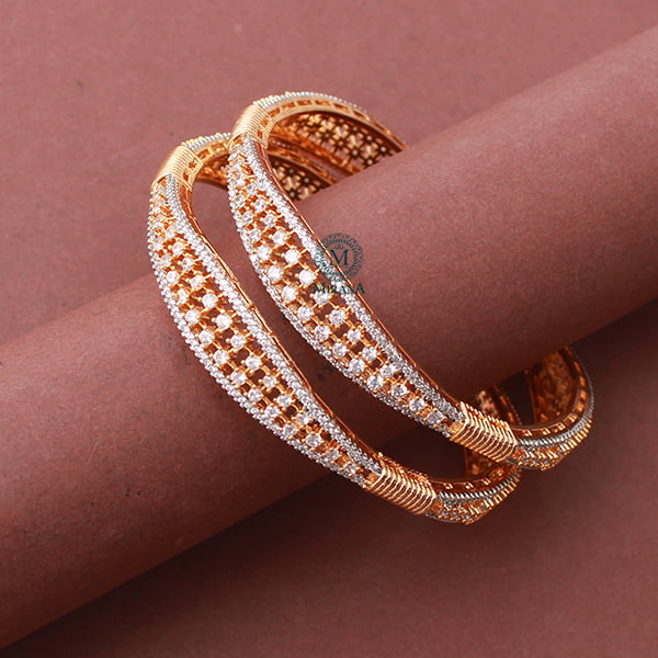 Stacy CZ Designer Bangles