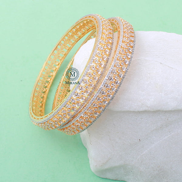 Zoey CZ Designer Bangles