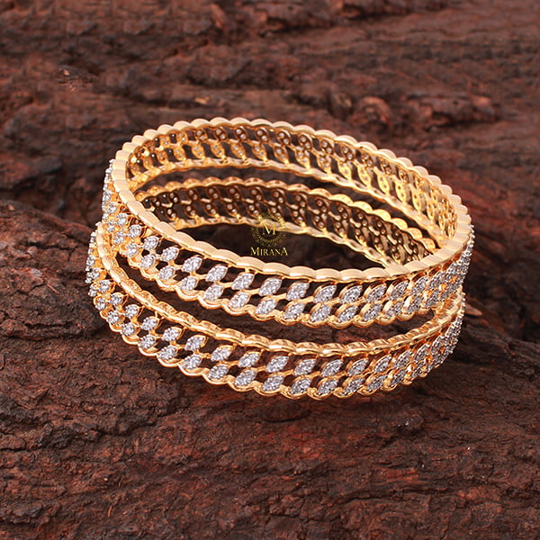 Silisha CZ Designer Bangles