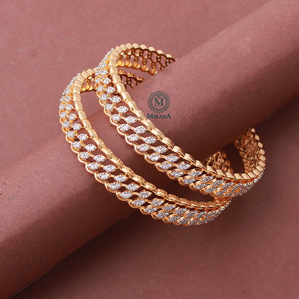 Silisha CZ Designer Bangles