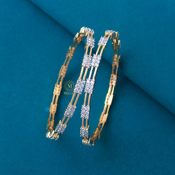 Lily CZ Designer Bangles