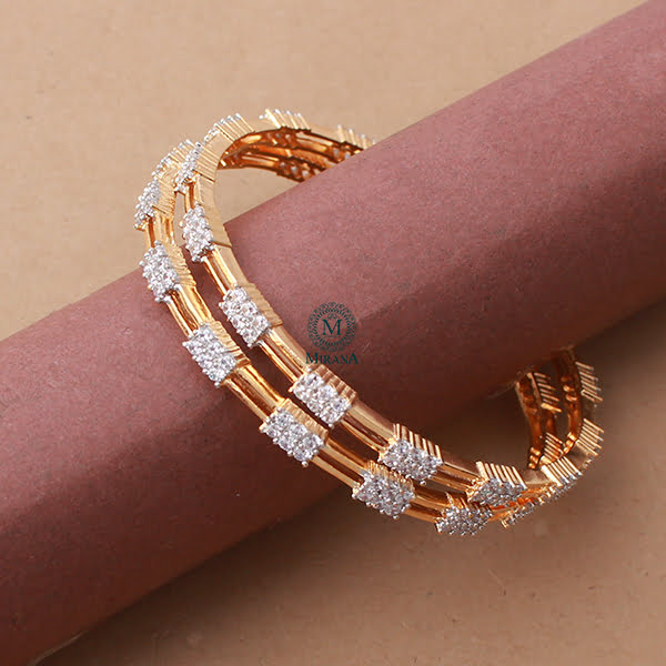 Lily CZ Designer Bangles