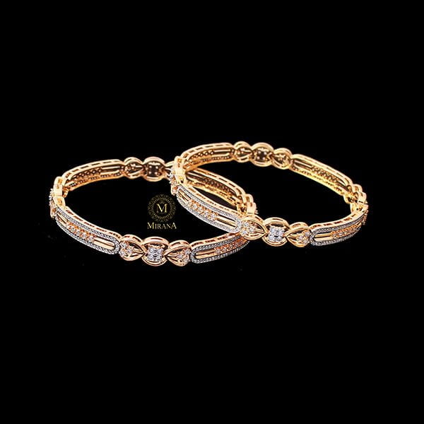 Madeline CZ Designer Bangles