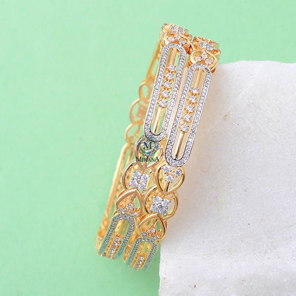 Madeline CZ Designer Bangles