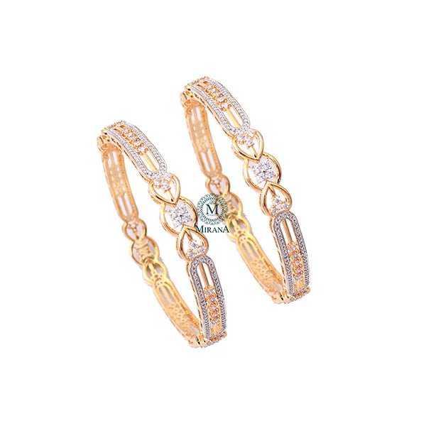 Madeline CZ Designer Bangles