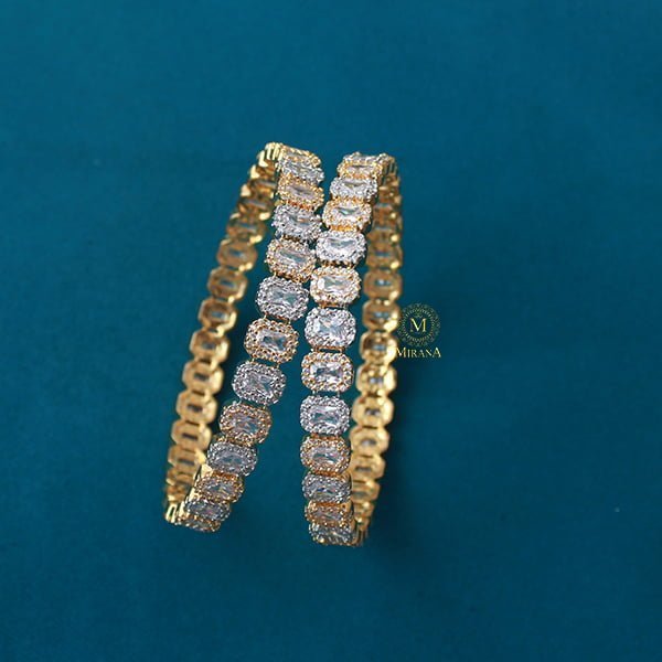 Liara CZ Designer Bangles