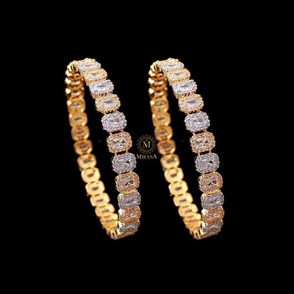 Liara CZ Designer Bangles