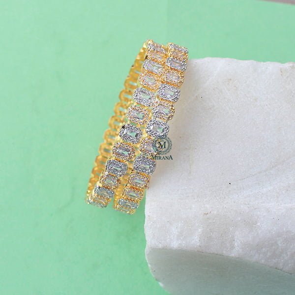 Liara CZ Designer Bangles