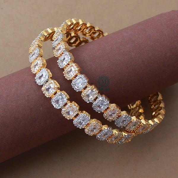 Liara CZ Designer Bangles