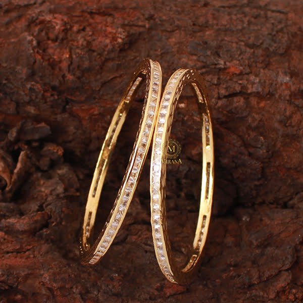 Ayla CZ Designer Bangles