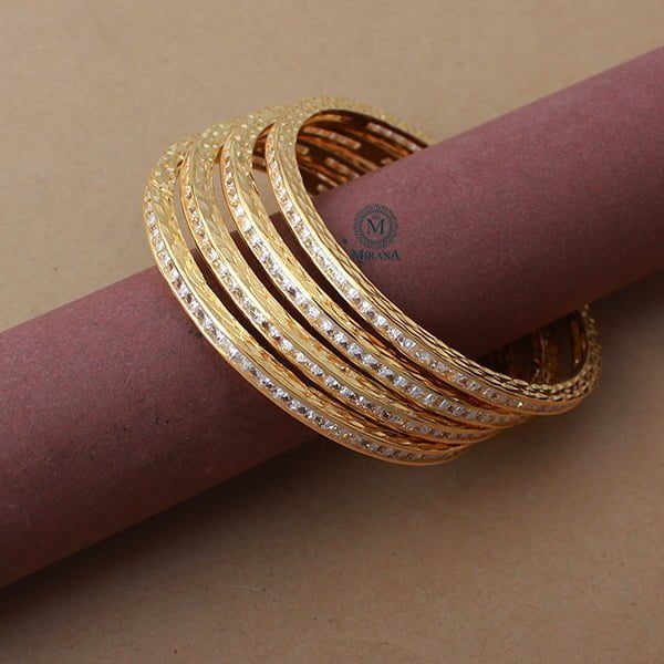 Ayla CZ Designer Bangles