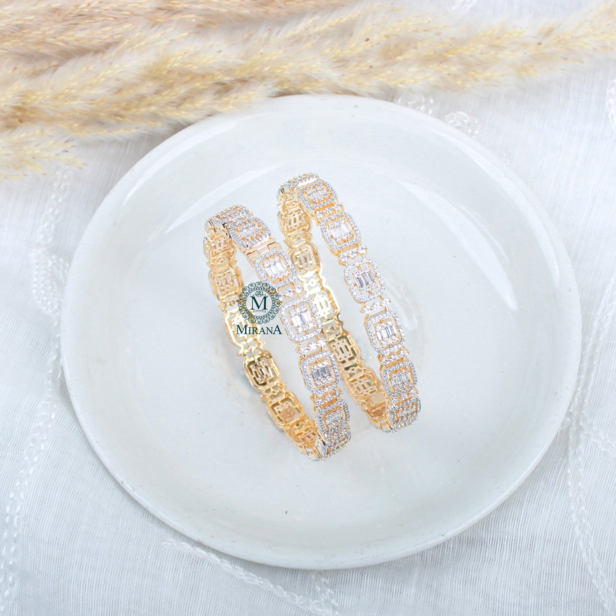 Zuri CZ Designer Bangles