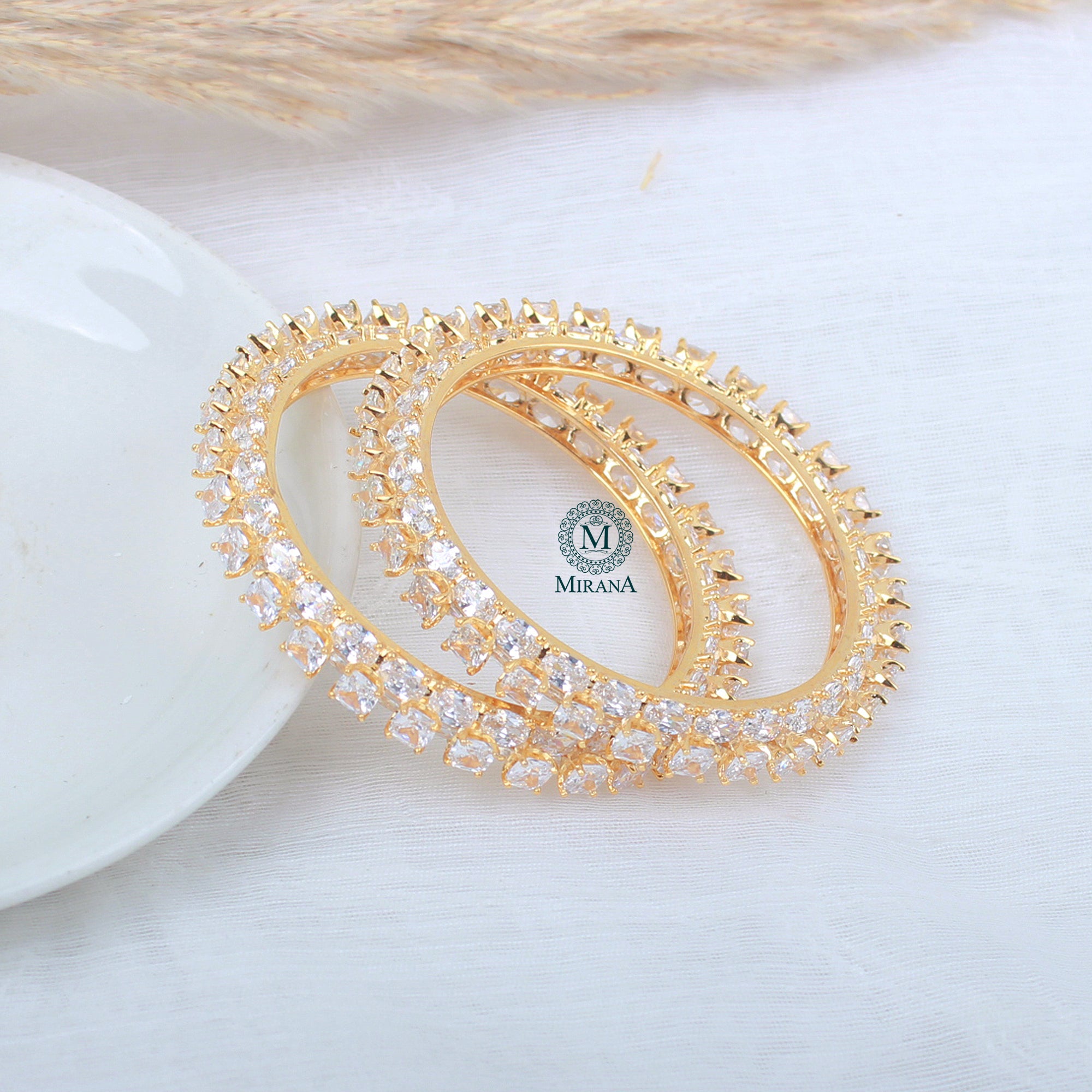 Ryla CZ Designer Bangles