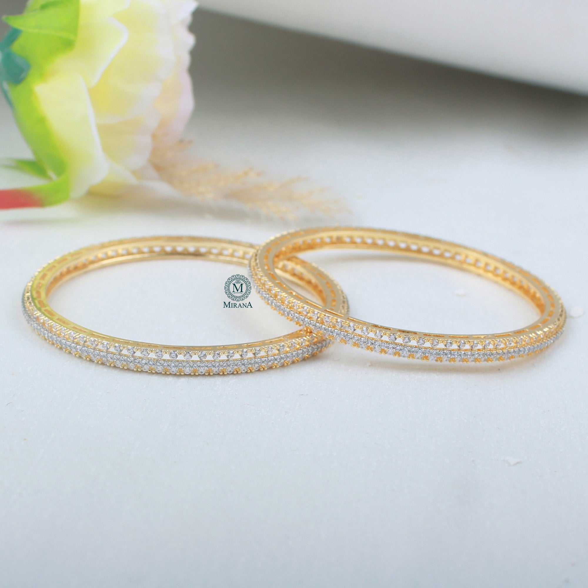 Lisa CZ Designer Bangles