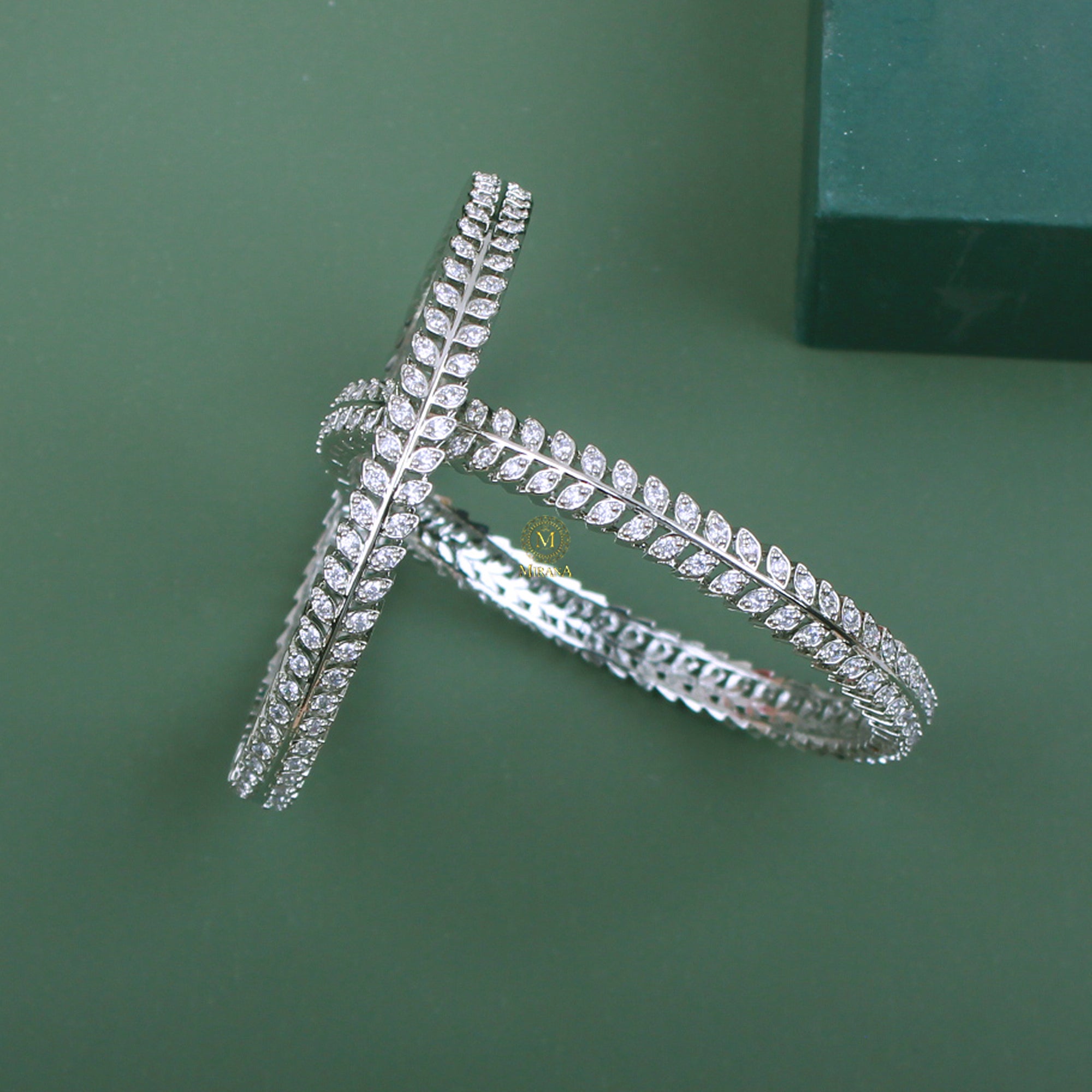 Alice CZ Designer Bangles