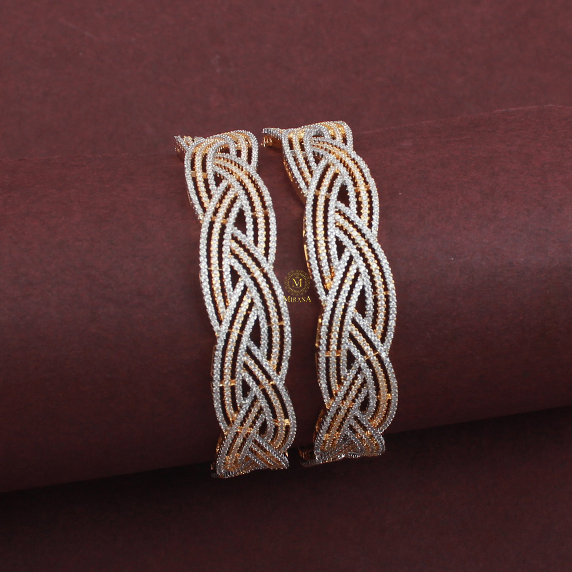 Tira CZ Designer Bangles