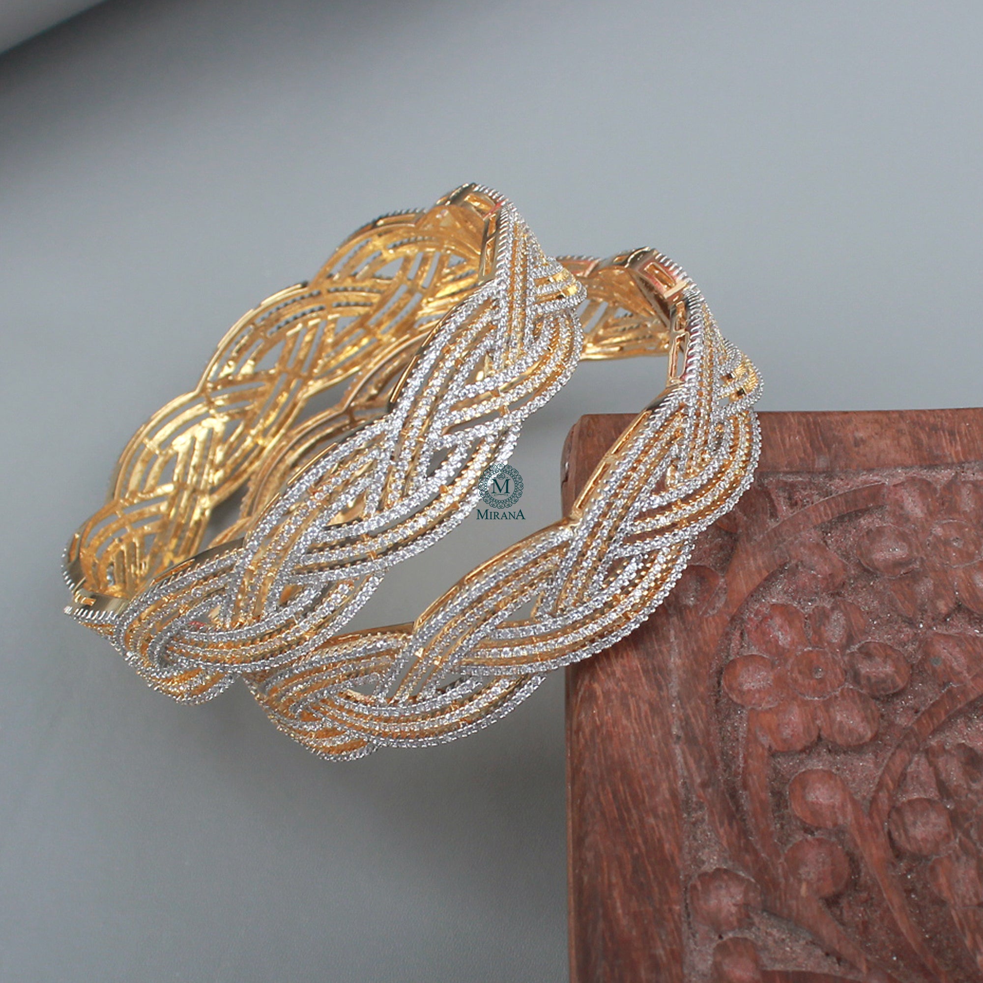 Tira CZ Designer Bangles