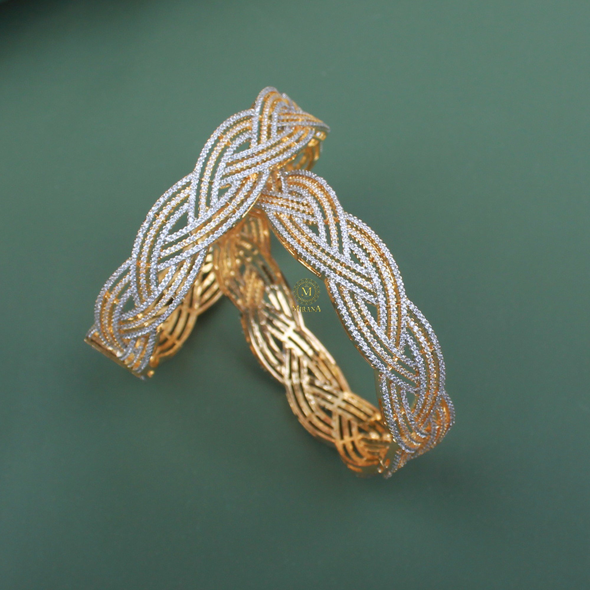 Tira CZ Designer Bangles