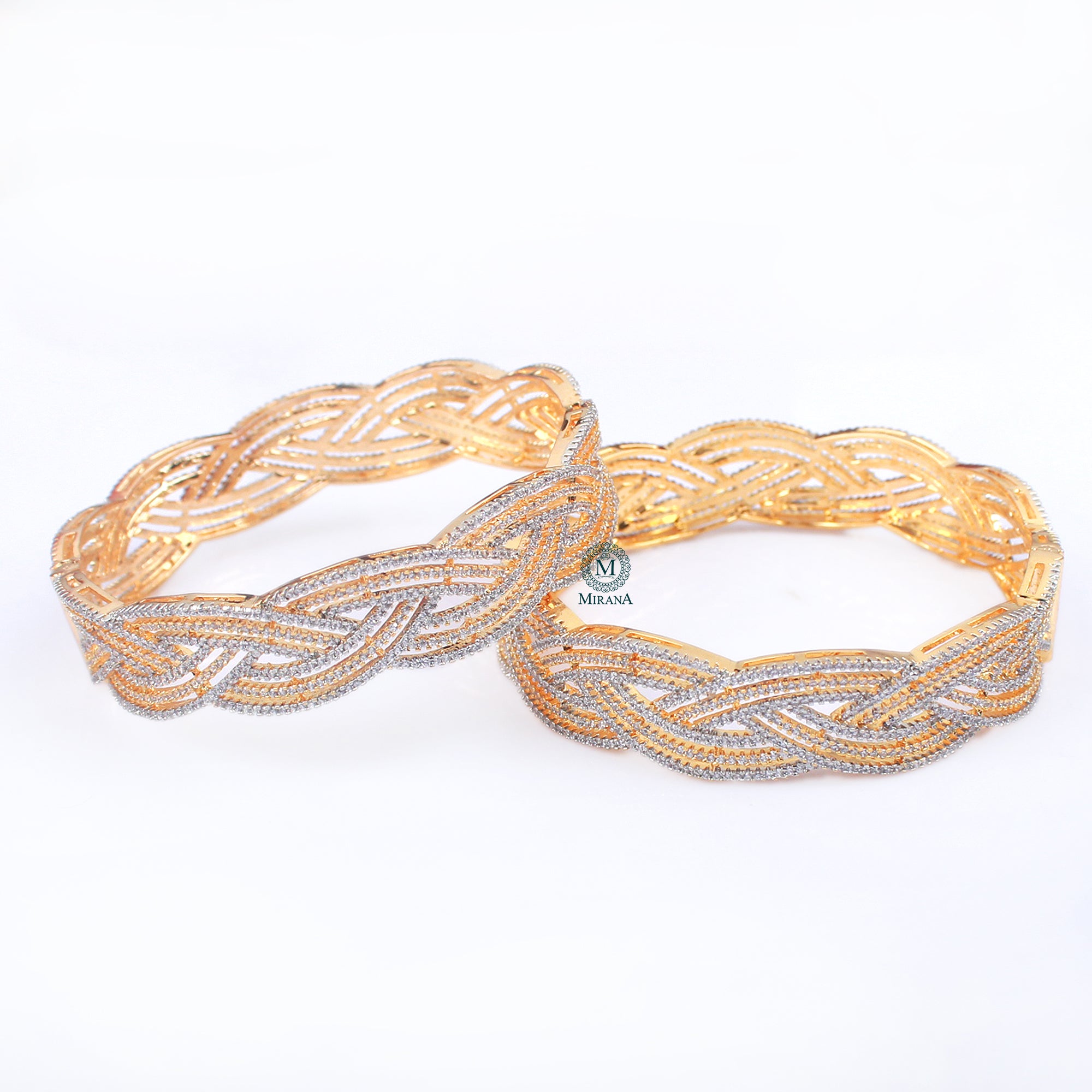 Tira CZ Designer Bangles