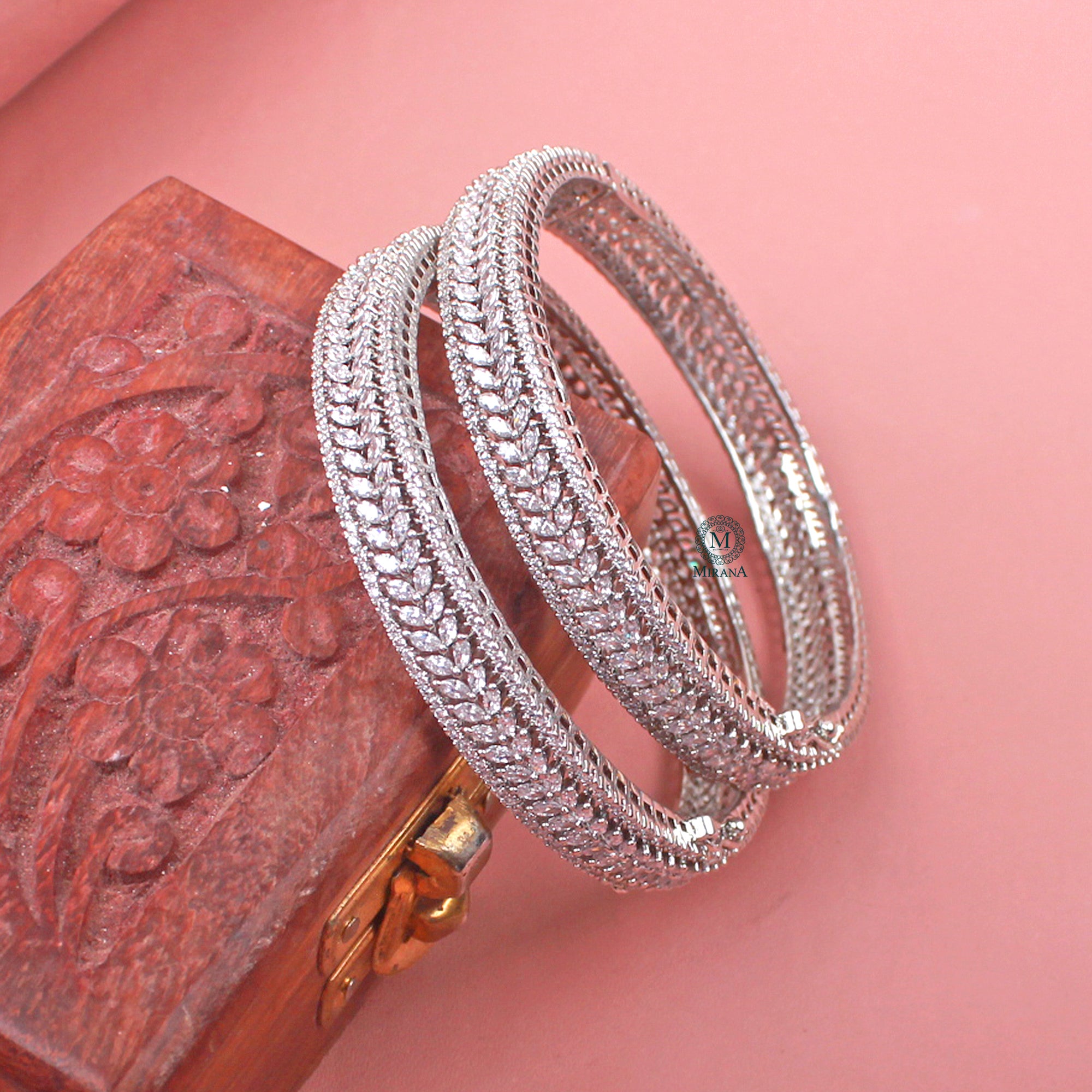 Evara CZ Designer Bangles