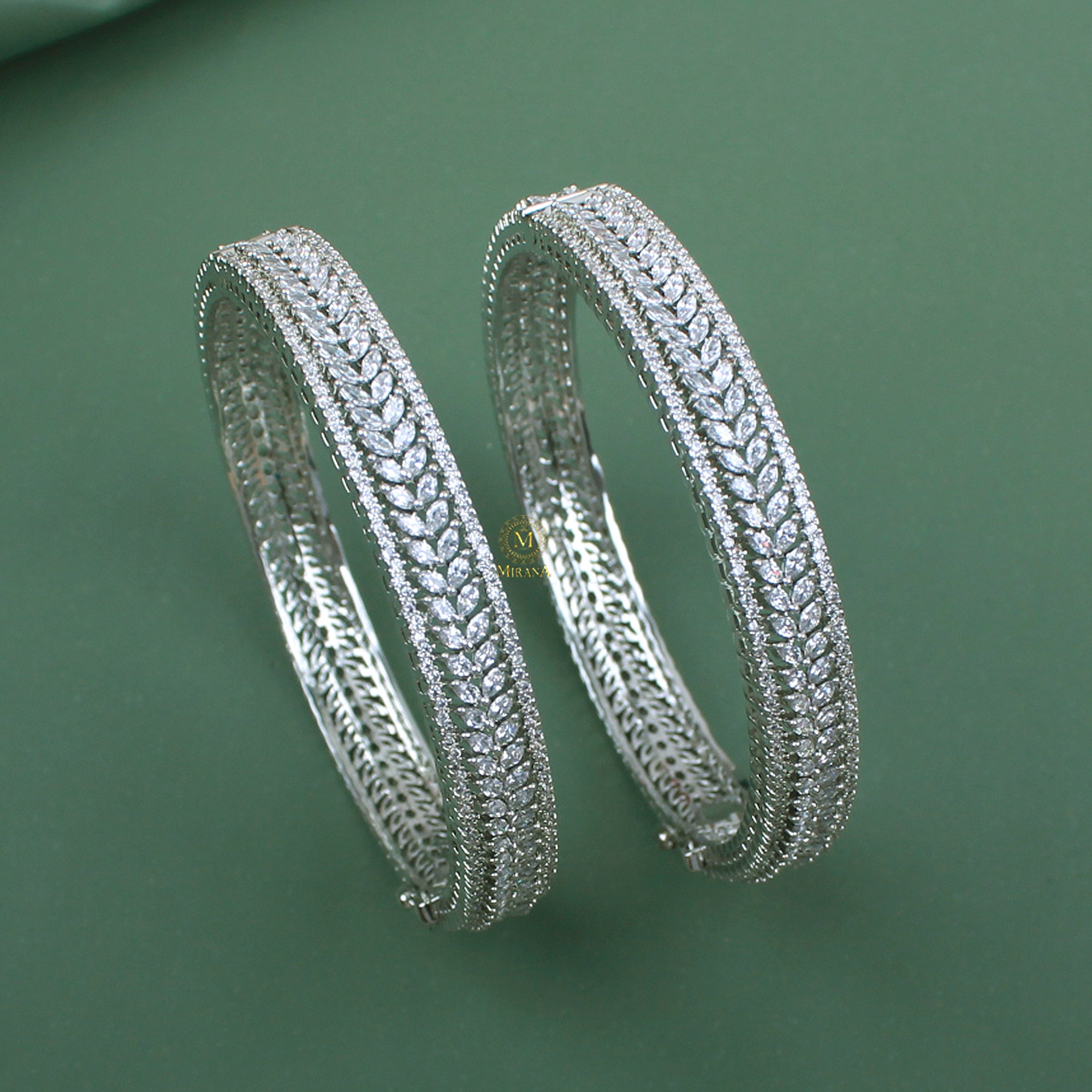 Evara CZ Designer Bangles