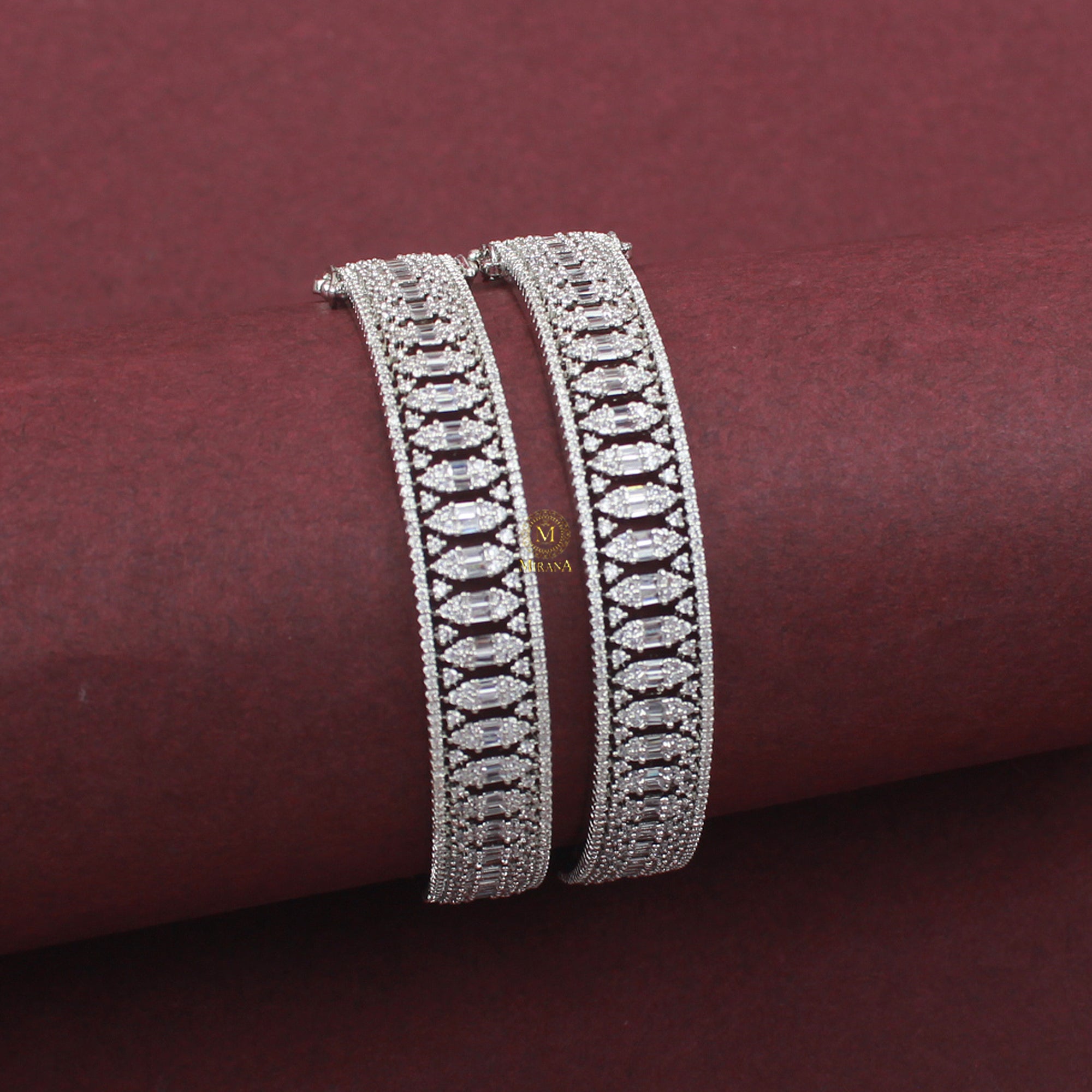 Aria CZ Designer Bangles