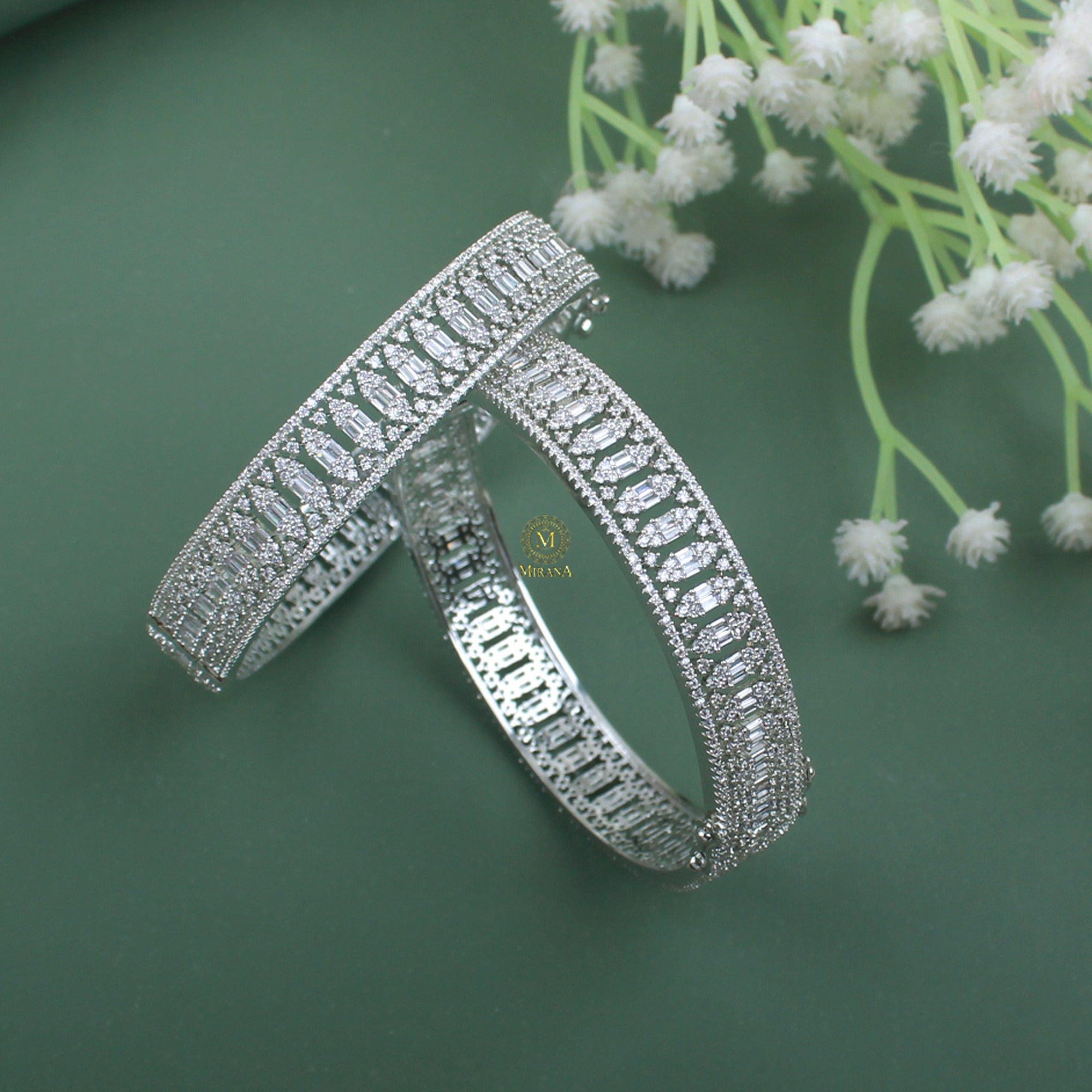 Aria CZ Designer Bangles