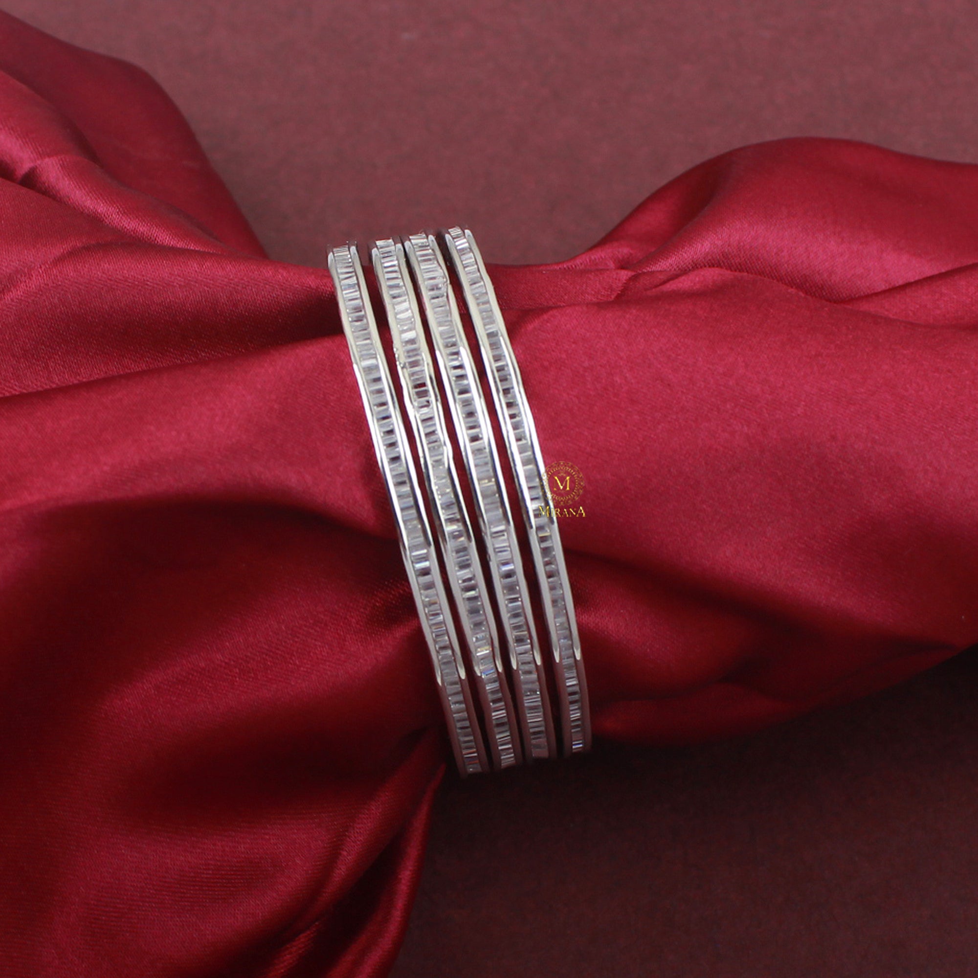 Aria CZ Designer Bangles