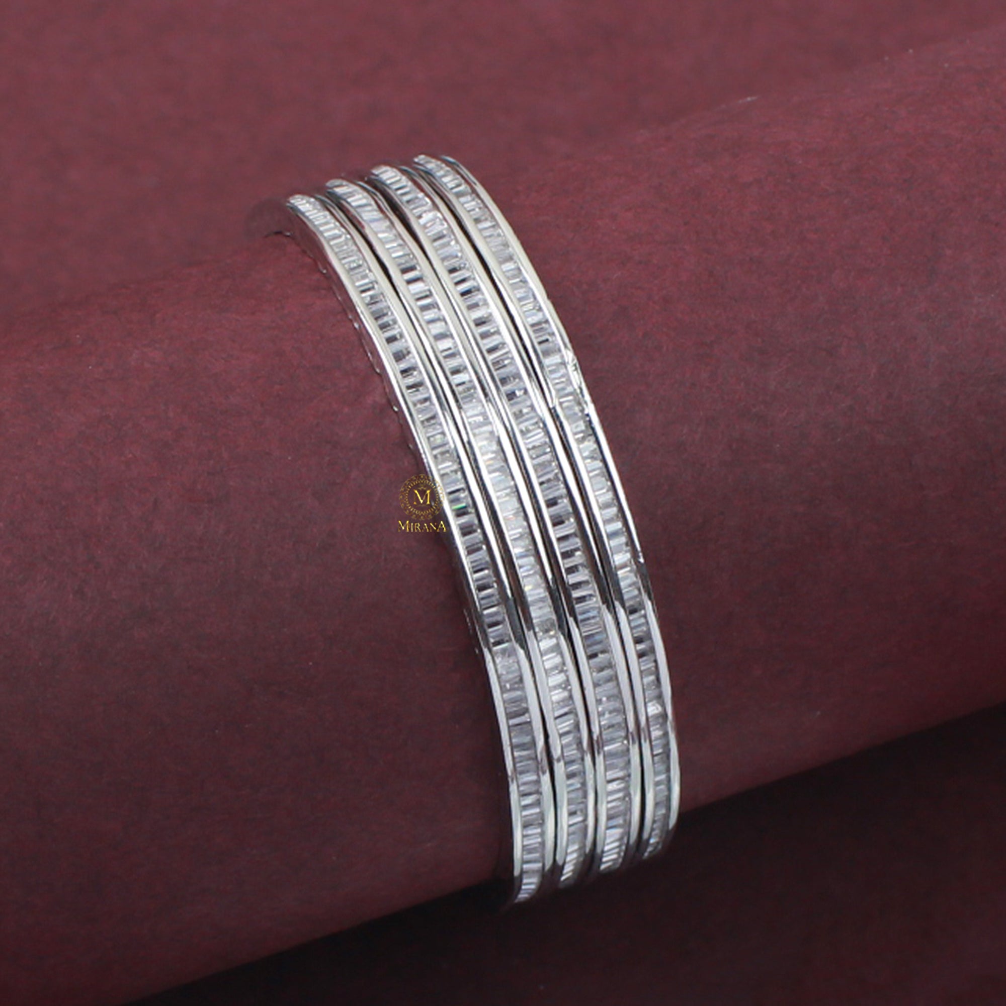 Aria CZ Designer Bangles