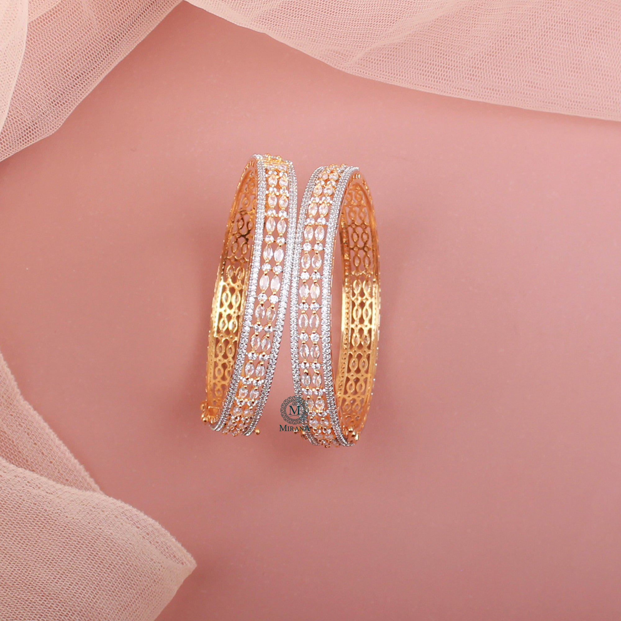 Maria CZ Designer Bangles