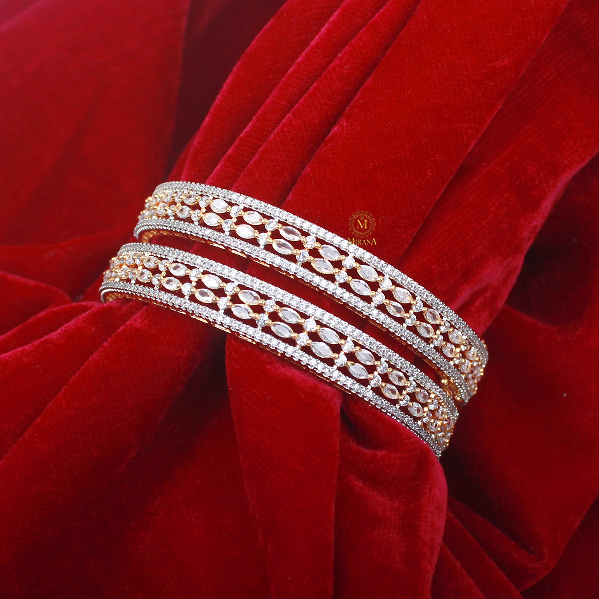 Maria CZ Designer Bangles