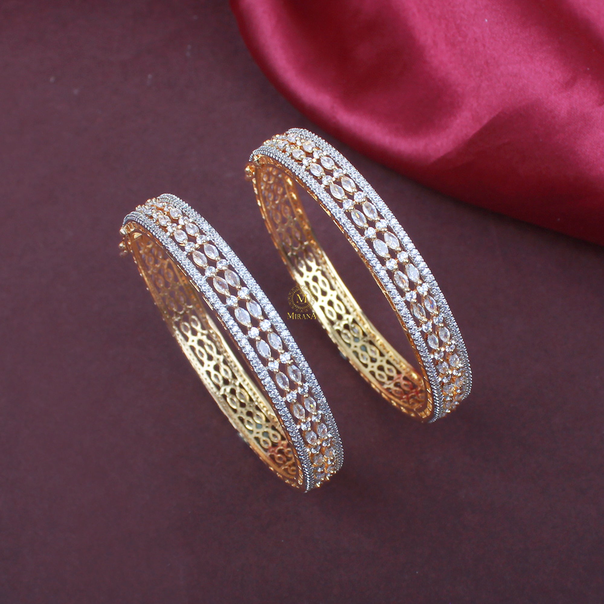 Maria CZ Designer Bangles