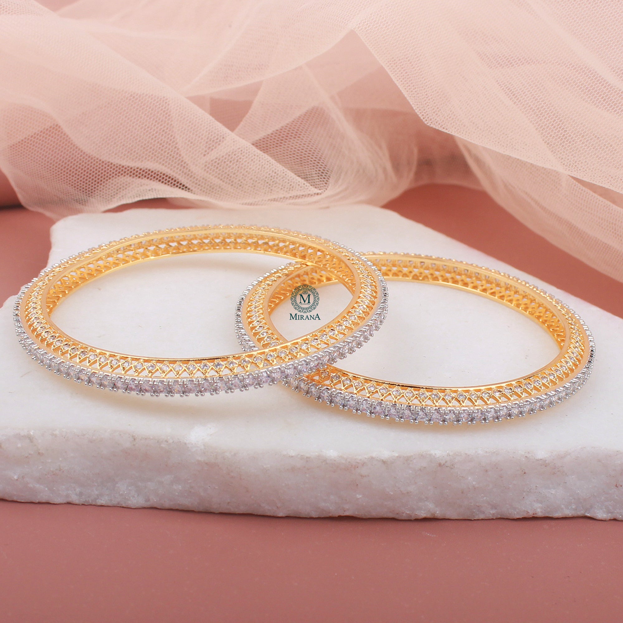 Yaami CZ Designer Bangles