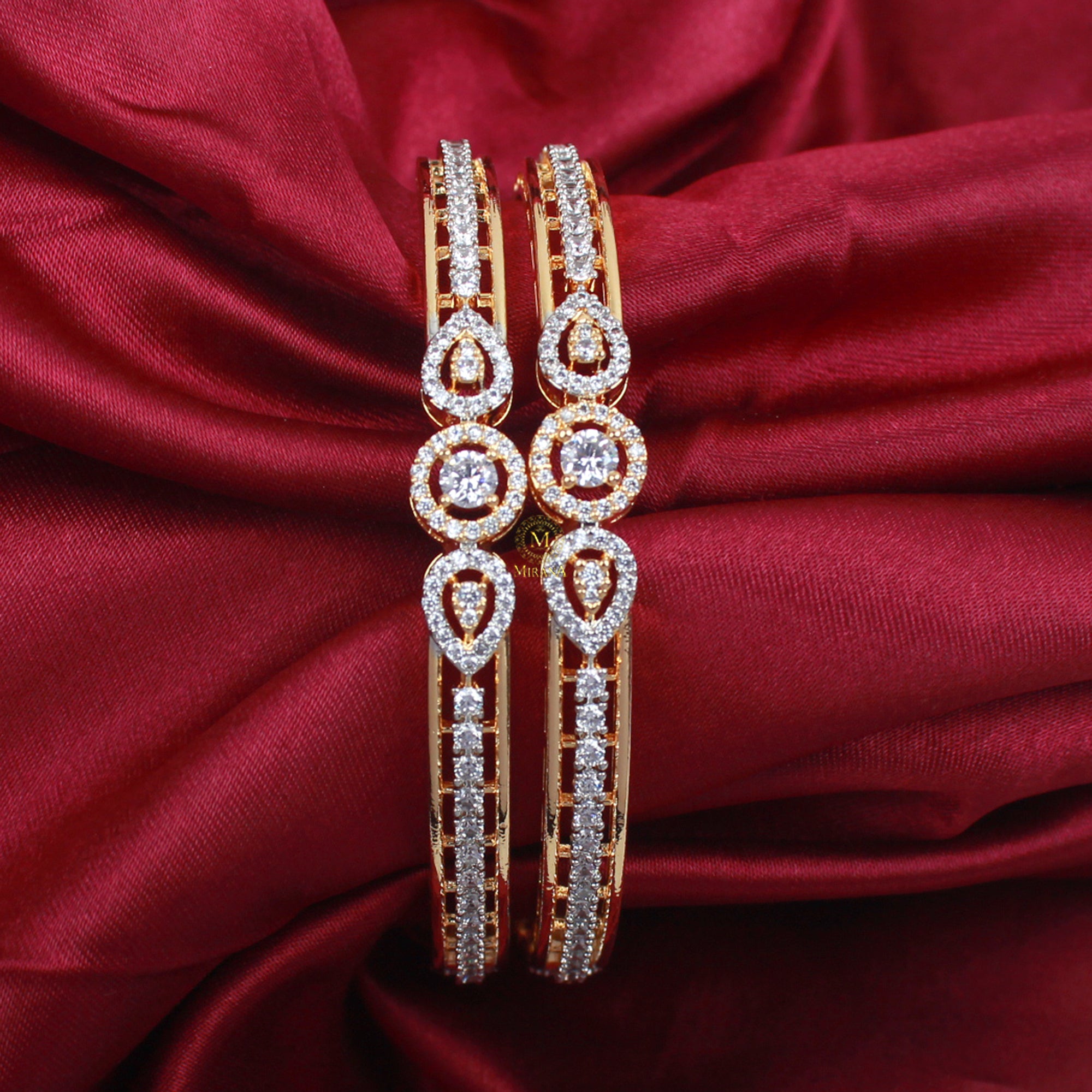 Annie CZ Designer Bangles