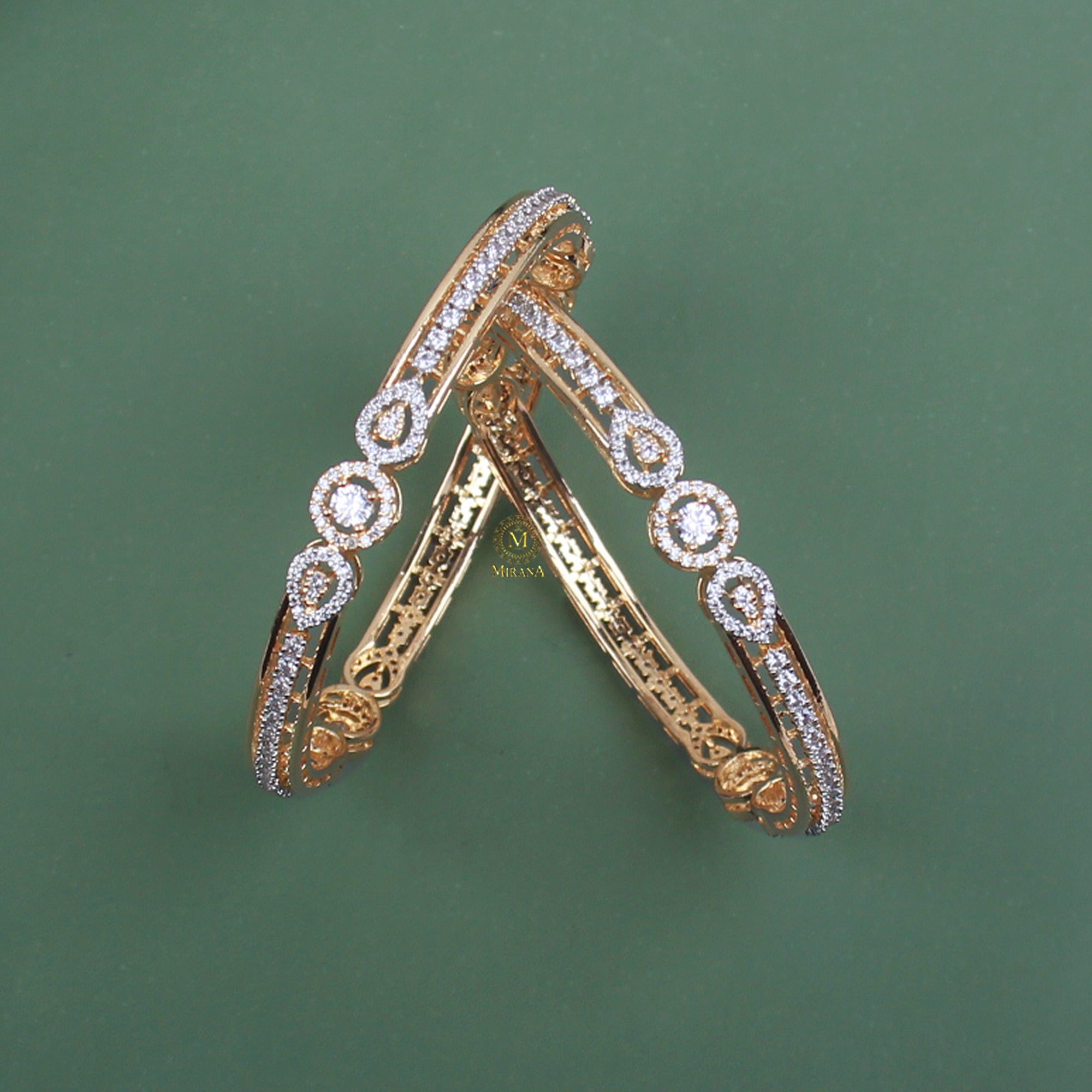 Annie CZ Designer Bangles