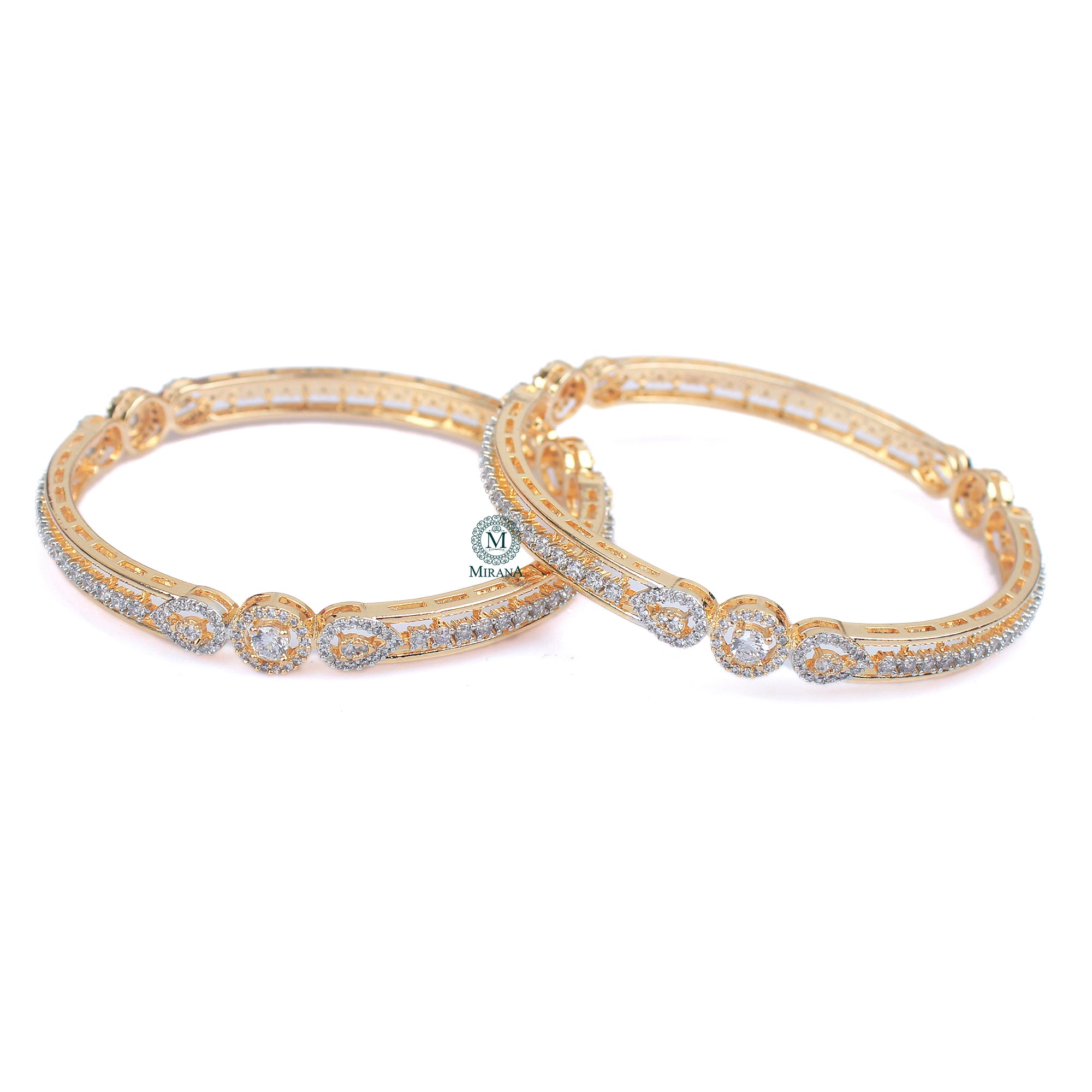 Annie CZ Designer Bangles