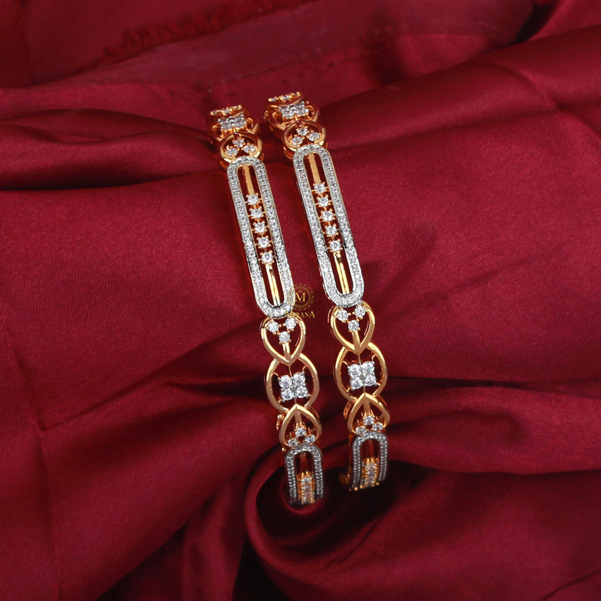 Jina CZ Designer Bangles