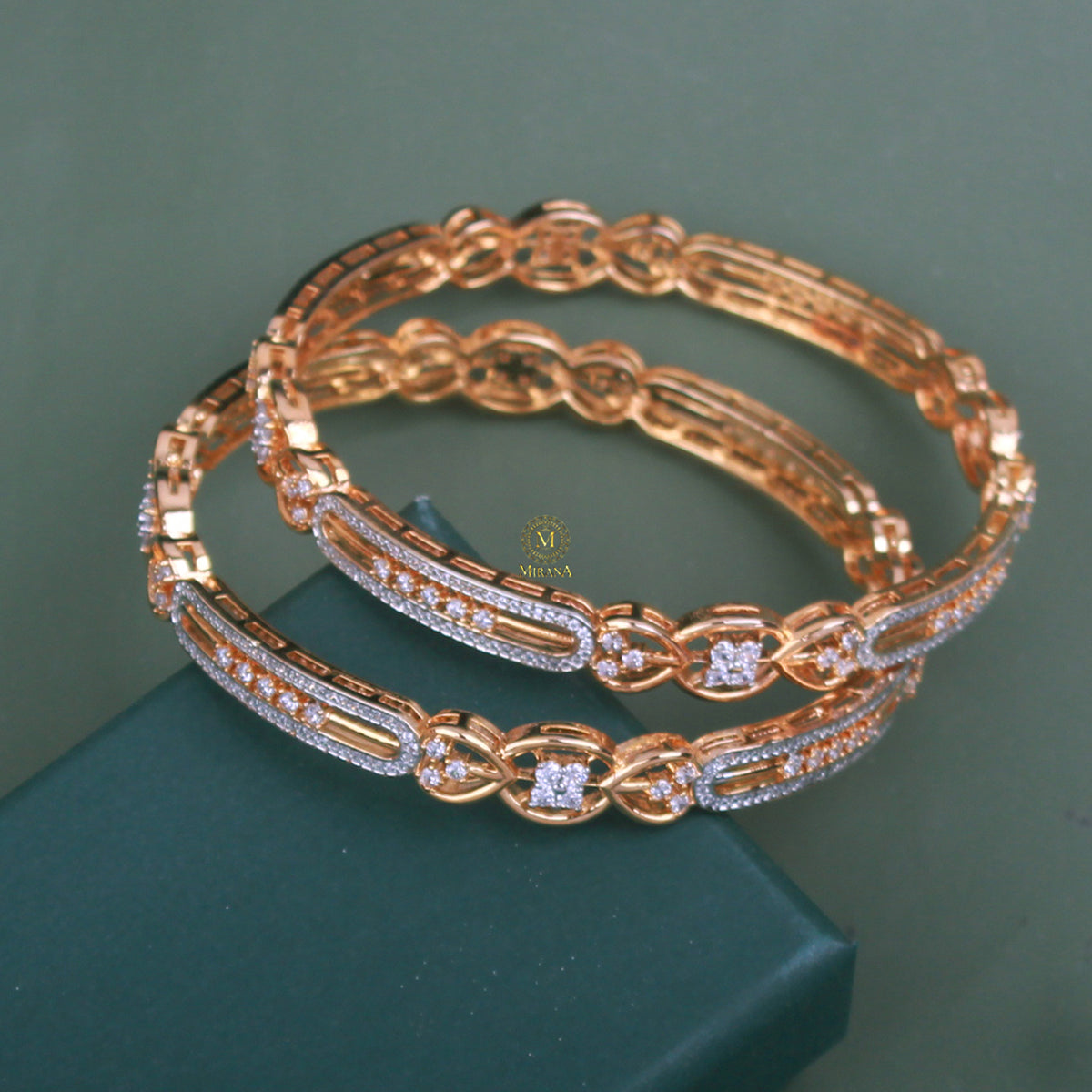 Jina CZ Designer Bangles