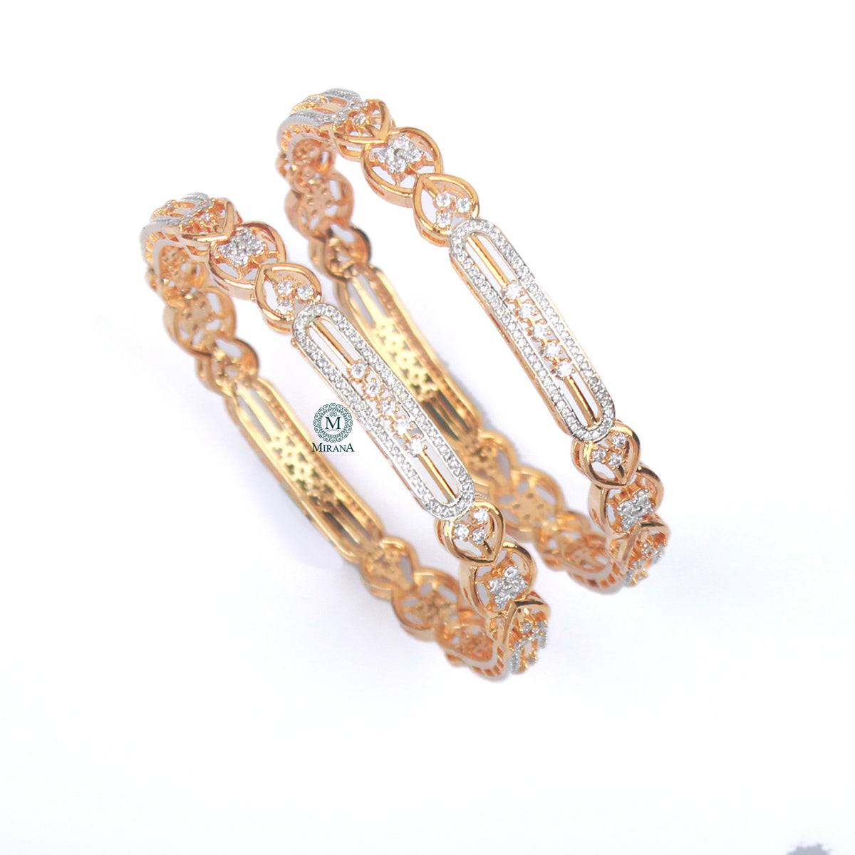 Jina CZ Designer Bangles