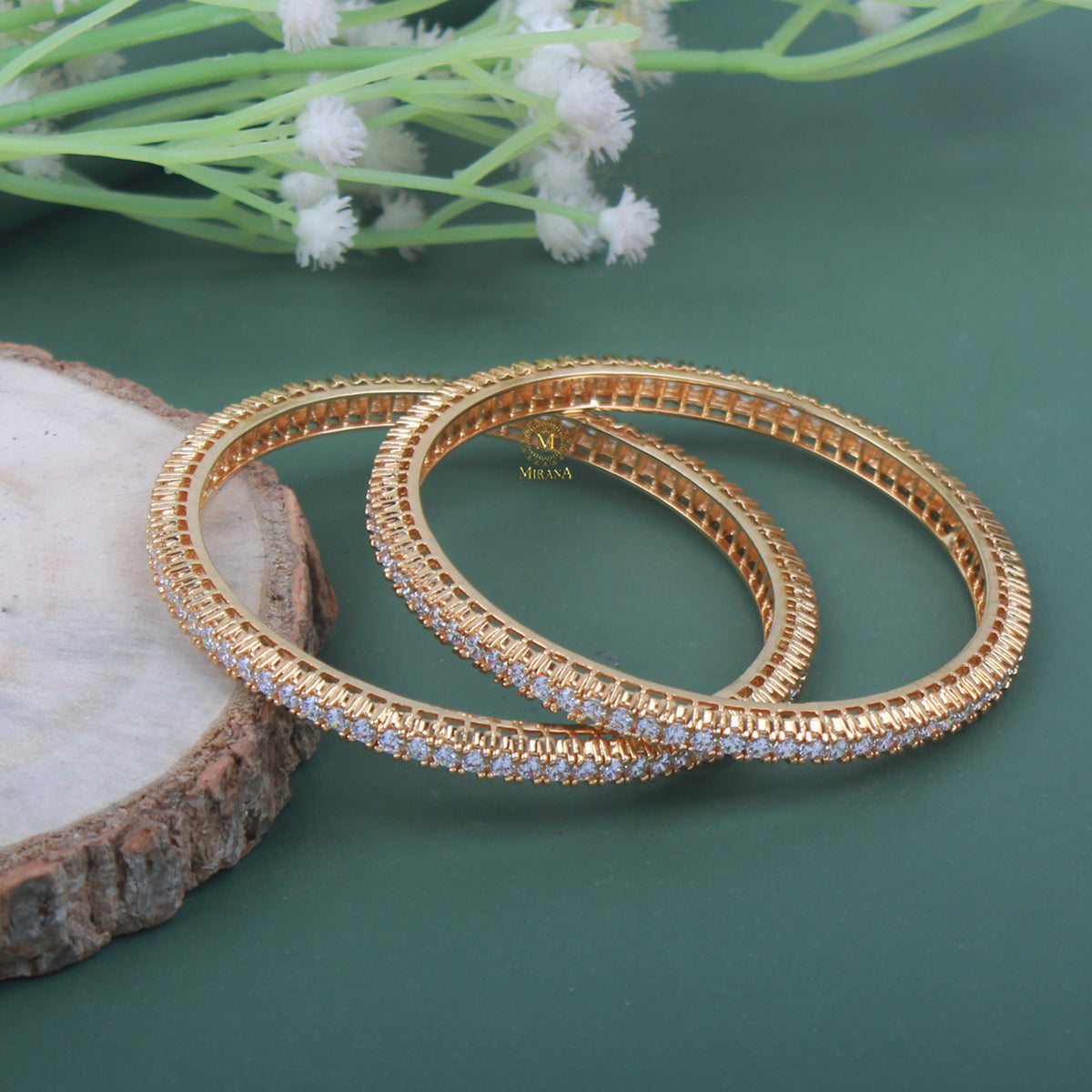 Zina CZ Designer Bangles