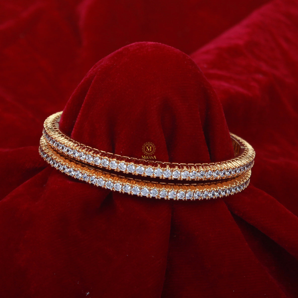 Zina CZ Designer Bangles