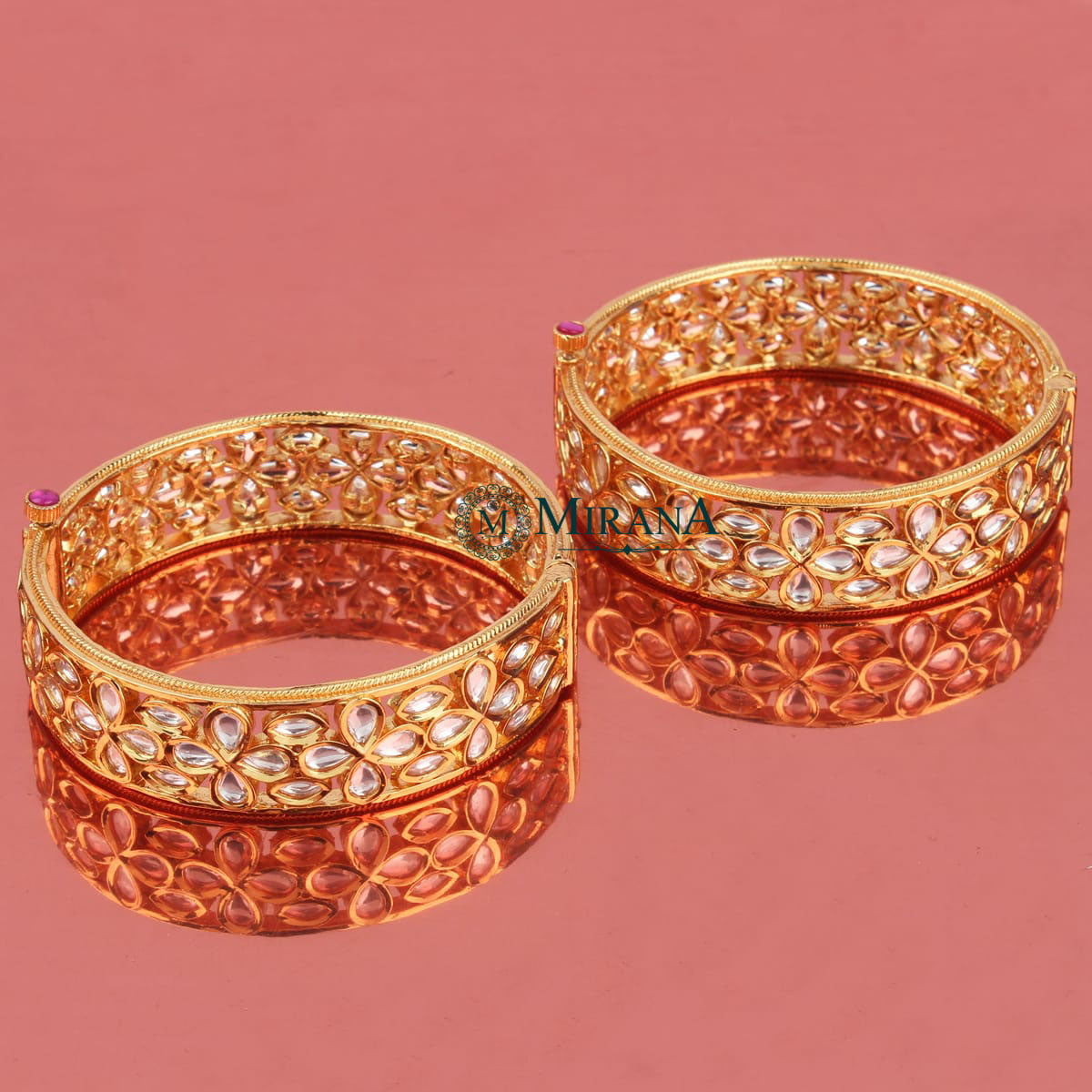 Royal Look Kundan Bangles