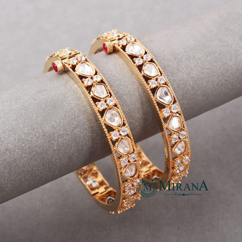 Moyna Polki Bangles