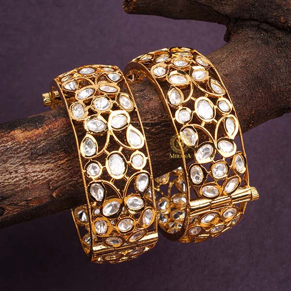Varsha Kundan Designer Bangles