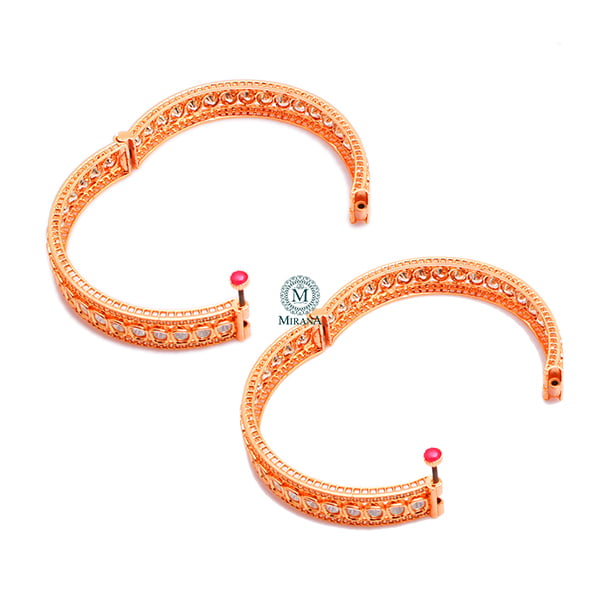 Disha Polki Designer Bangles