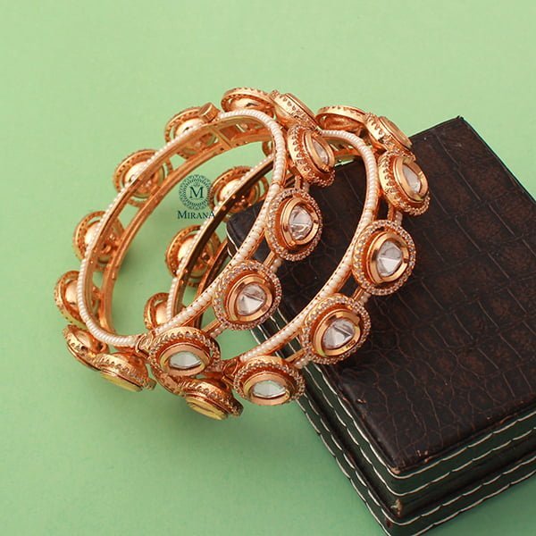 Tishya Polki Designer Bangles