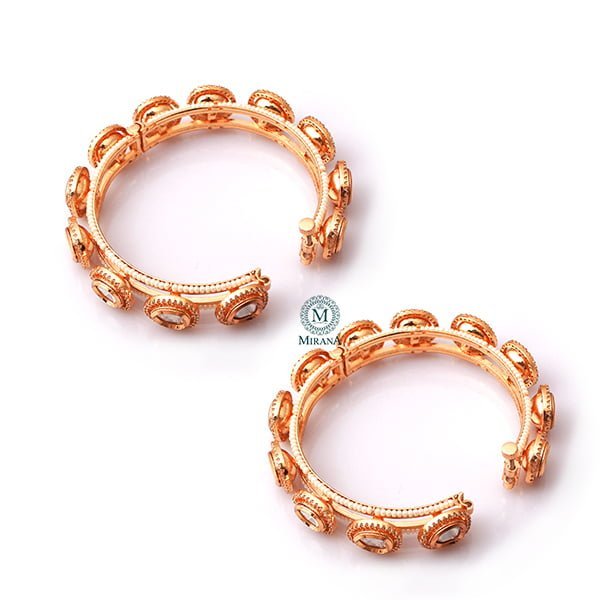 Tishya Polki Designer Bangles