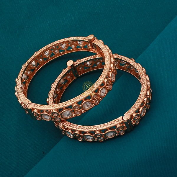 Jaina Polki Designer Bangles